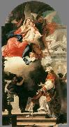 TIEPOLO, Giovanni Domenico The Virgin Appearing to St Philip Neri 1740 Spain oil painting artist